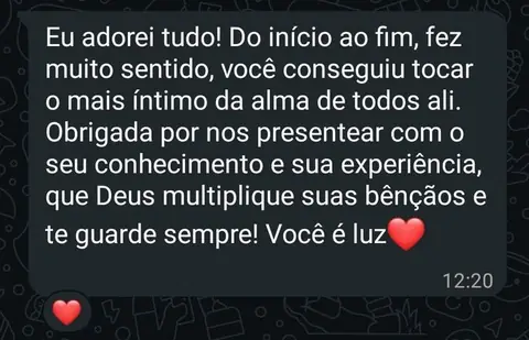Depoimento de participante